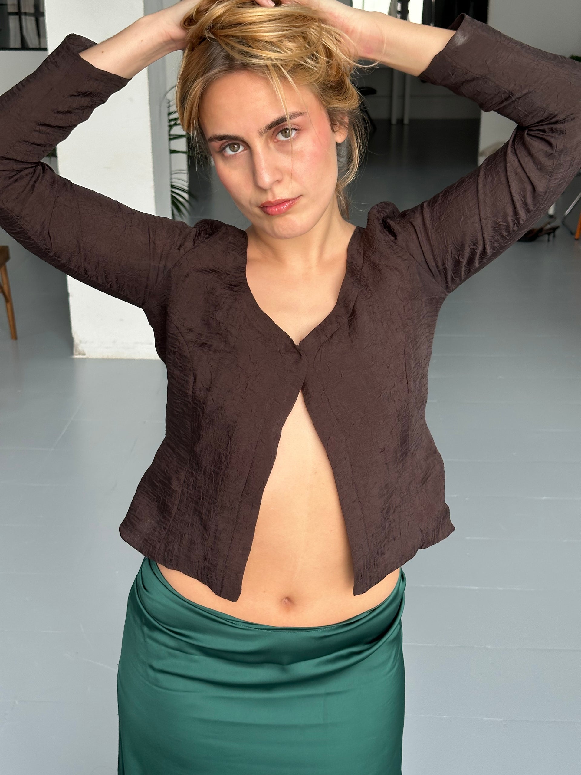Blusa Chocolate Top