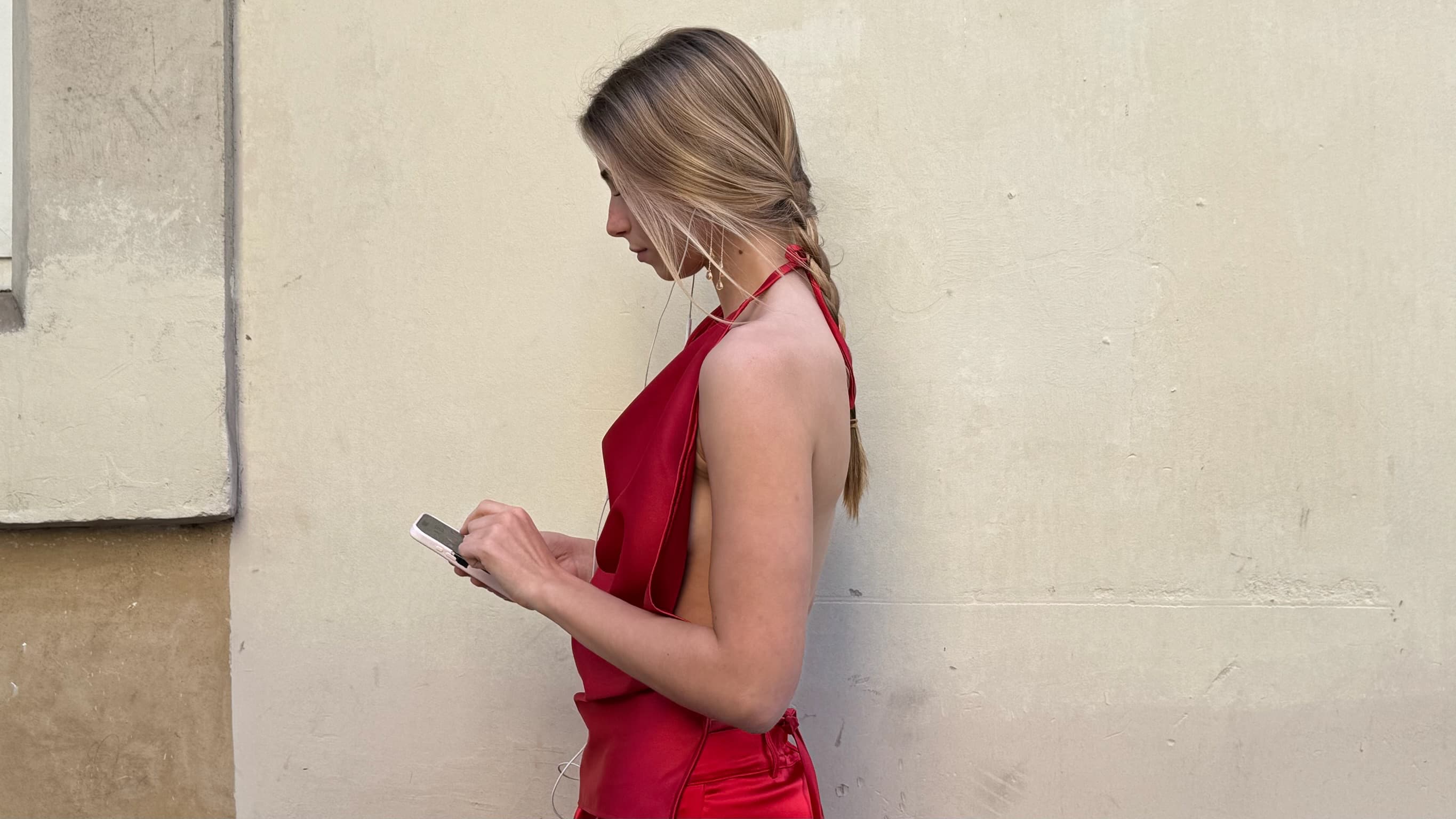 Carmen Top | Red open-back top