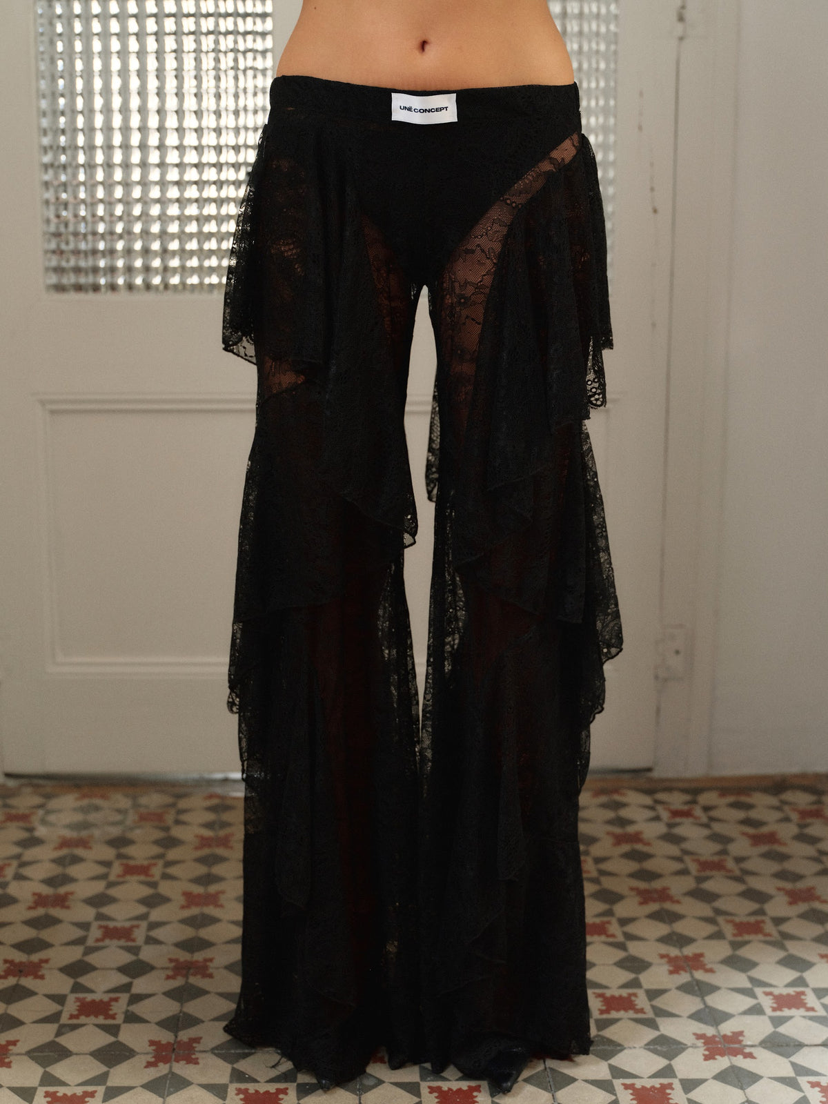 Pantalón Fabiana, negro, UNE CONCEPT