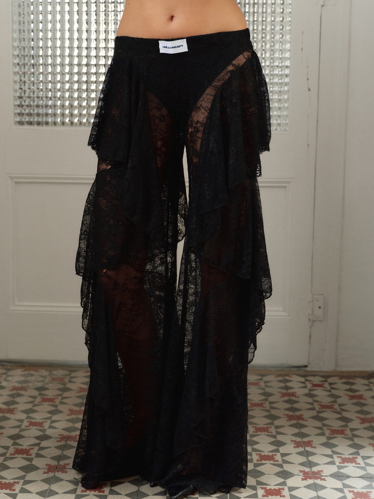 Pantalón Fabiana, negro, UNE CONCEPT