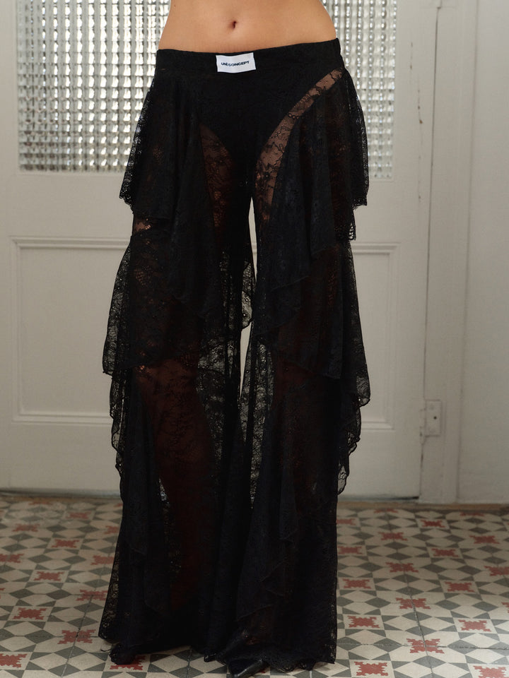 Pantalón Fabiana, negro, UNE CONCEPT