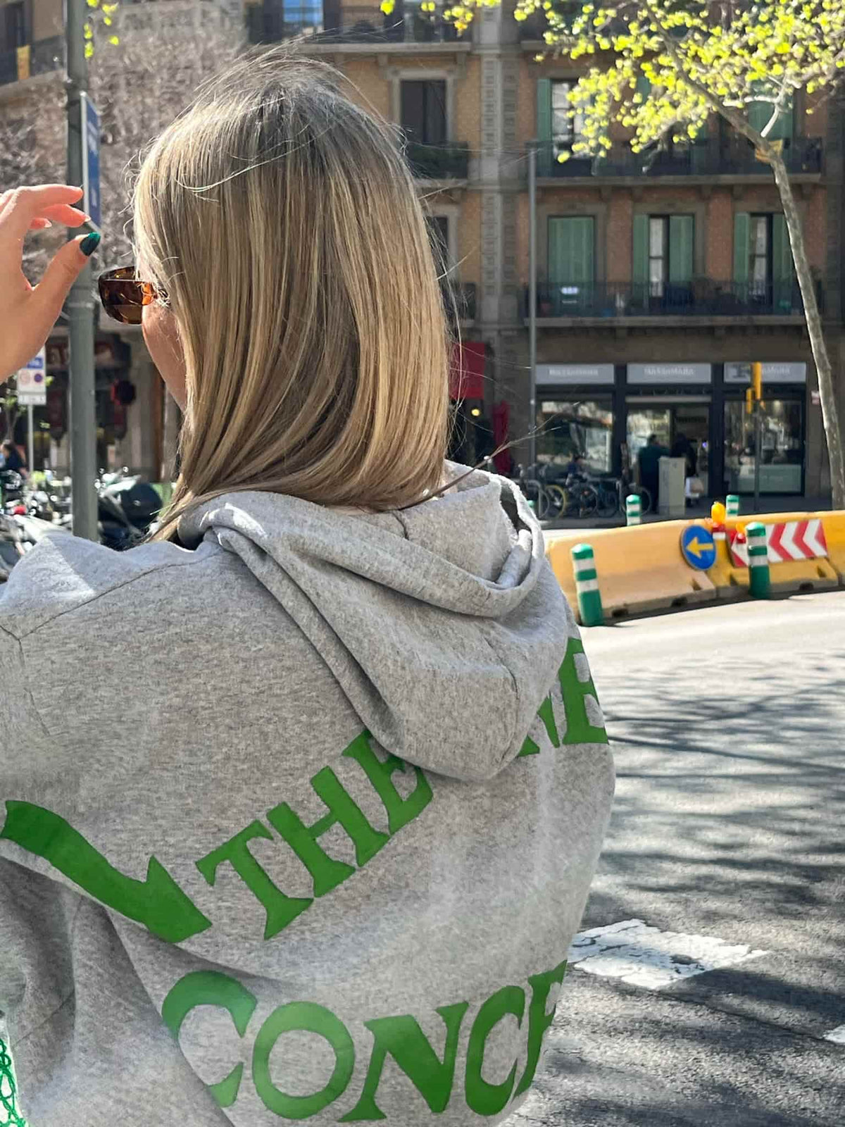 The Hoodie | Sudadera gris con capucha