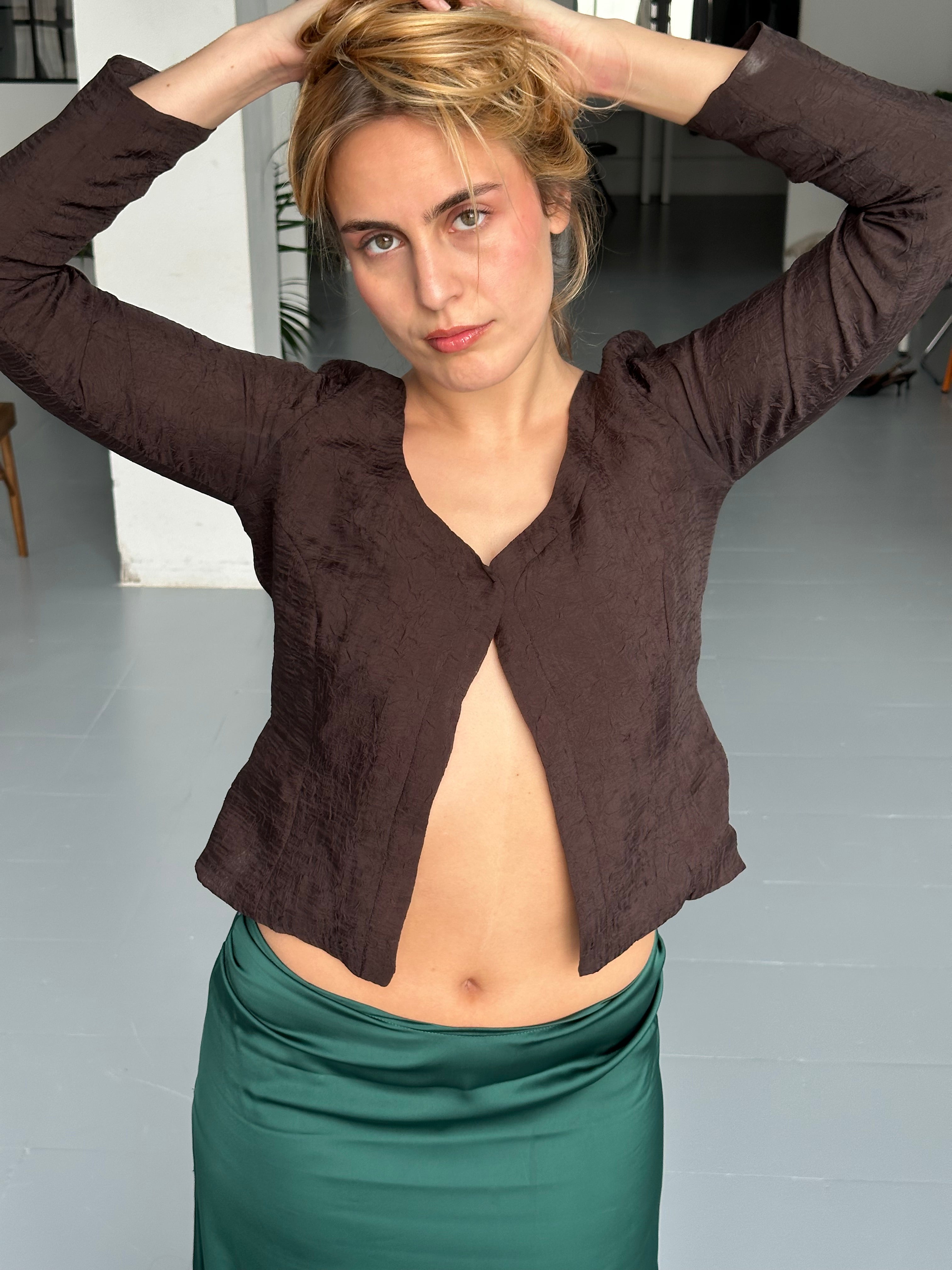 Chocolate Top Blouse