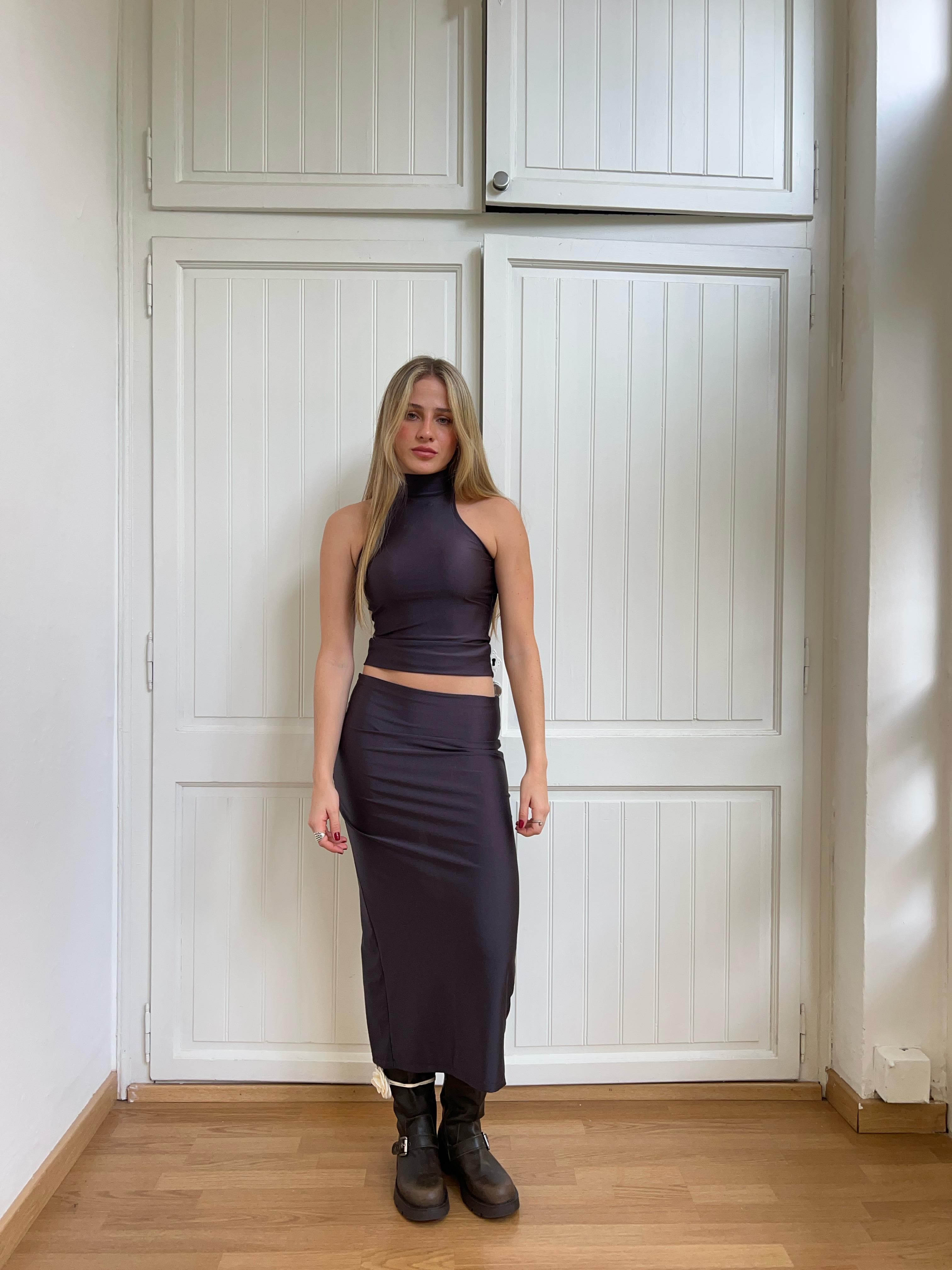 Grey Noche Skirt