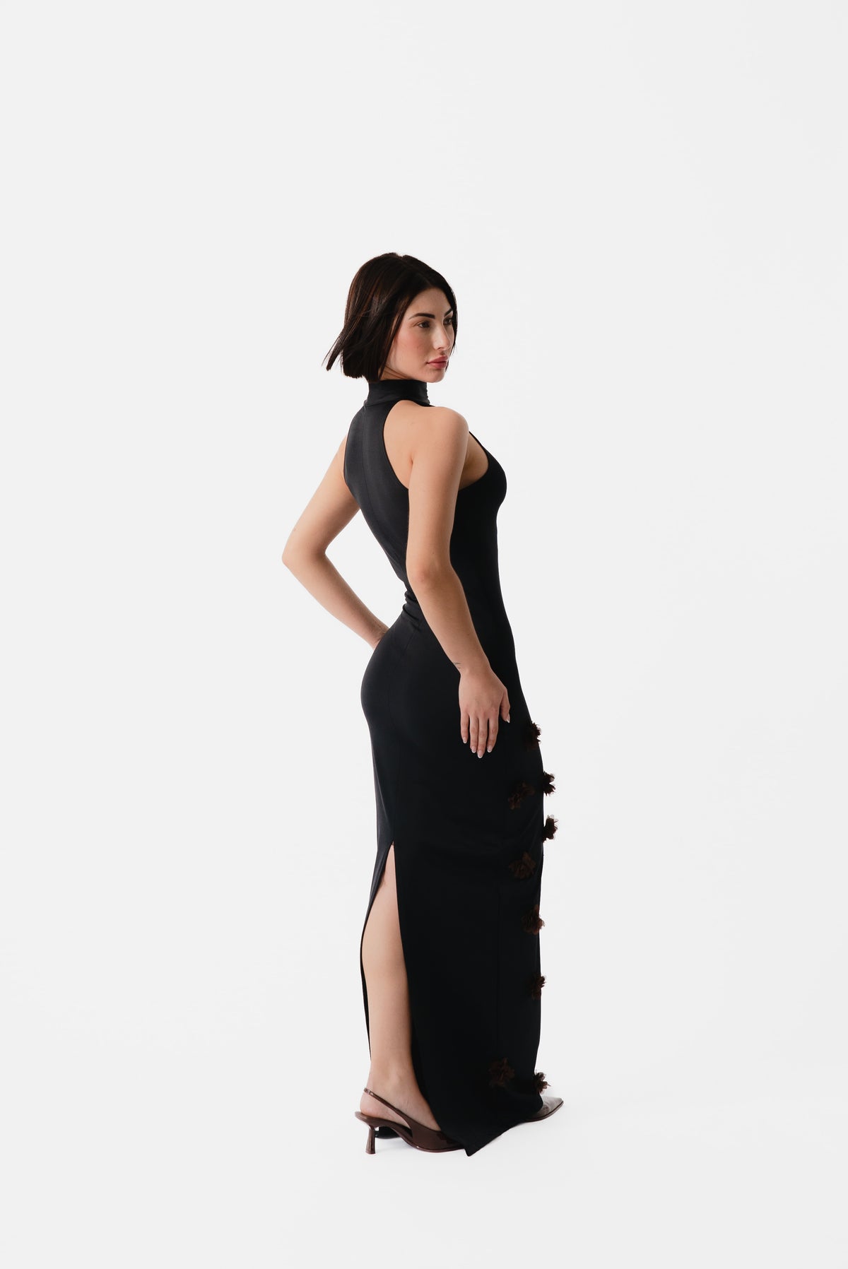 Noche Brown Dress